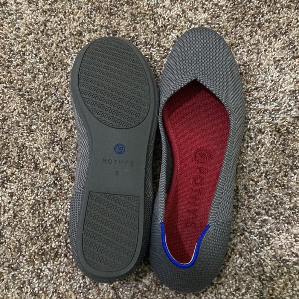 Size 8 charcoal Rothy’s - Picture 2 of 3